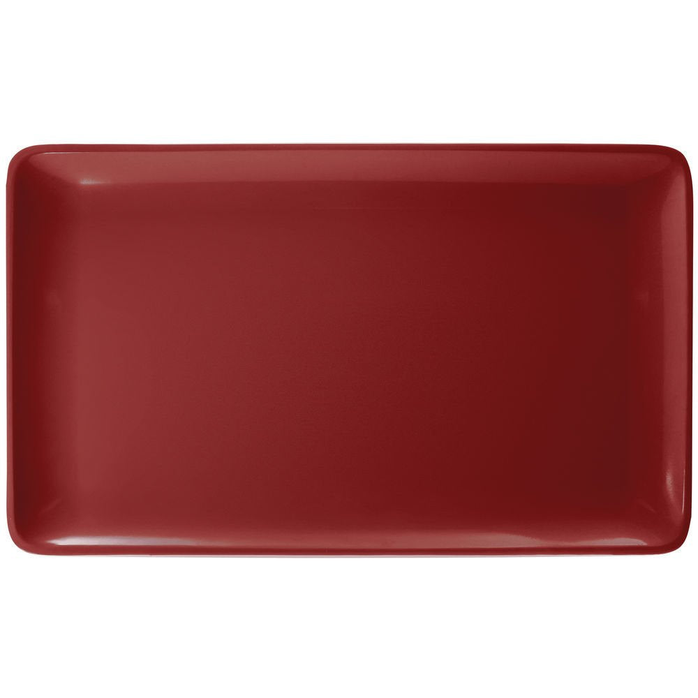 Belize 20 x 11 Cranberry Tray by Elite Global Solutions – 20" x 11" x 1.3", Melamine, Multicolor, Model M2011RC-CBR