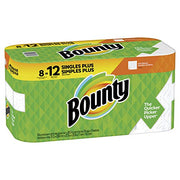 Bounty 1 / 54 Count (Pack of 8) / White Paper Towels