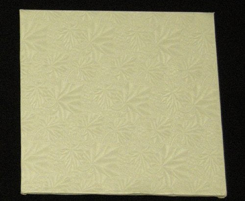 Enjay White Square Cake Board 1/4 Inch Thick, 14 Inch x 14 Inch - Pack of 12