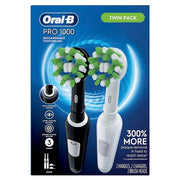 Oral-B Black & White / 2 Count (Pack of 3) / 2 Handles Rotating