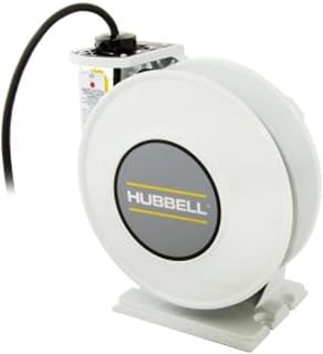 Hubbell HBLI45144 - White Industrial Reel, UL Type 1, 45 Ft, #14/4 SJO, 15 A, 250 VAC, ( Each )