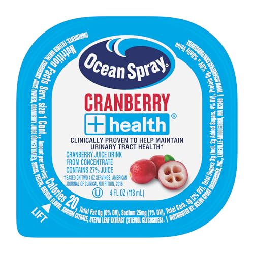 Ocean Spray Cranberry+Health / 4 Fl Oz (Pack of 48) / 48 Beakers
