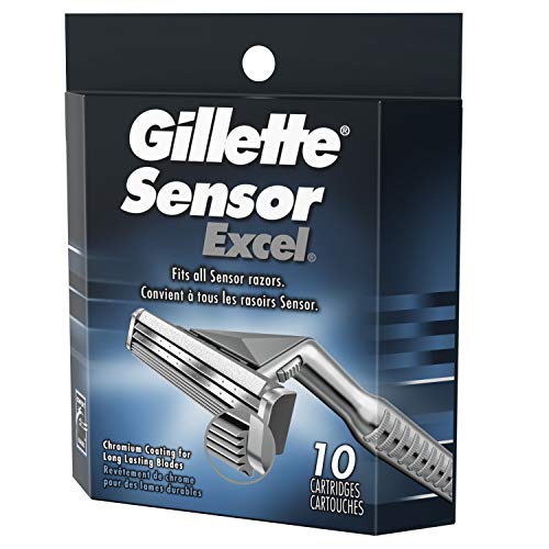 Gillette 10 Count (Pack of 2) / Sensor Excel / 1 Cartridges