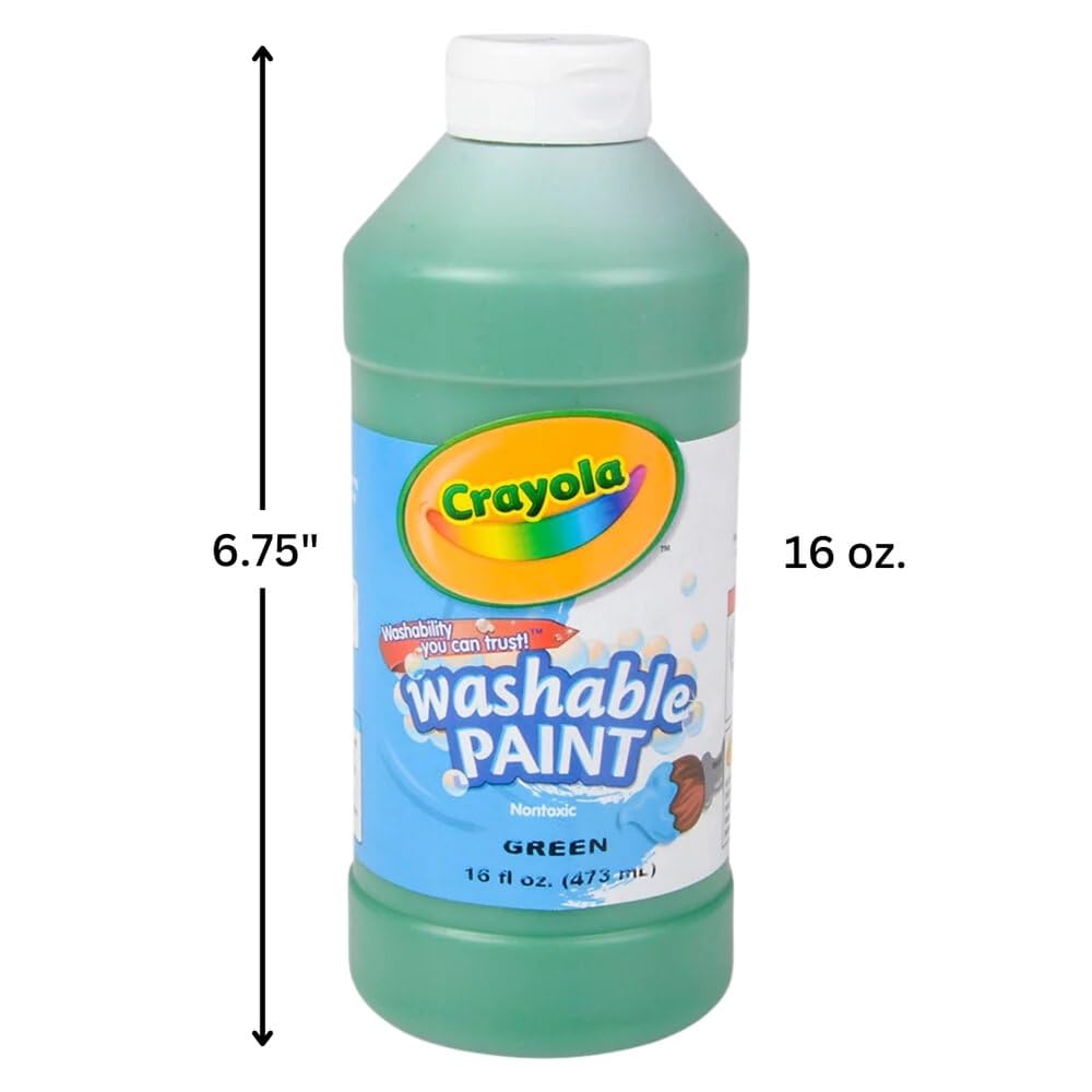 Crayola Green / 1 / 16 Fl Oz (Pack of 1) Tempera & Poster Paint