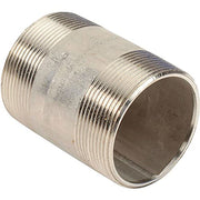 2" X 3" 304 Stainless Steel Pipe Nipple by Merit Brass – 3"L x 2.38"W x 2.38"H, Stainless Steel, Brass, Model 4032-300