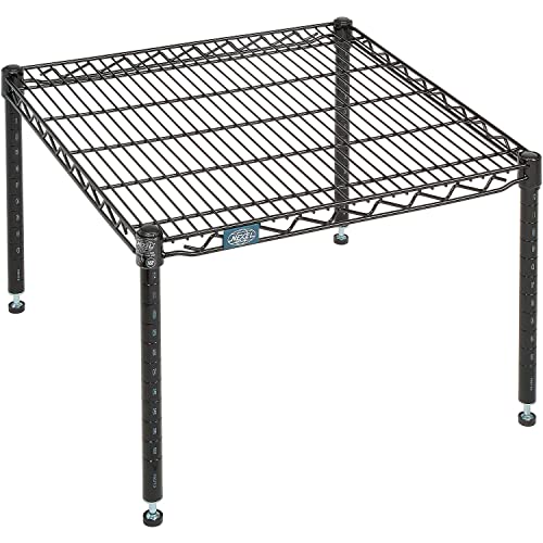 Black Epoxy Wire Dunnage Rack by Nexel – Wire, Black, Model P2424B