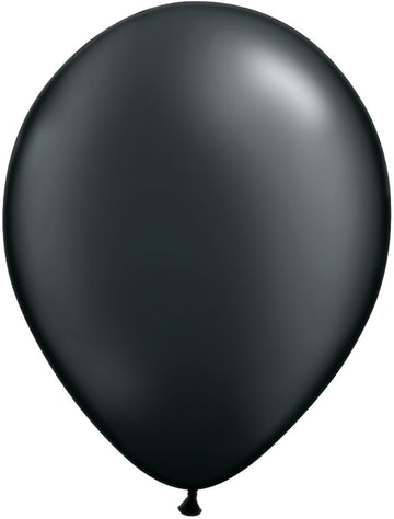 Balloon Company 25 Count Latex Balloon by PIONEER – 11", Plastic, Pearl Onyx Black, Model 6244