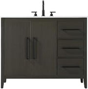Mocha Brown Millie Bathroom Vanity by Elegant Lighting
