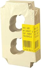 White 2 Cupcake Inserts, 7 .9375 x 3 .9375 x .875 inch - 100 per case.