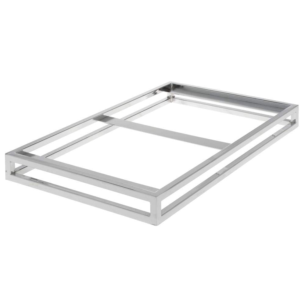 Cerve Collection Chrome Full Size Housing - 2"H by HUBERT – Metal, Grey