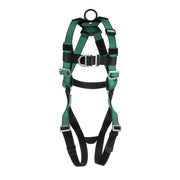 Full Body Harness by MSA – X-Large, Nylon, Gray, Model 10206083