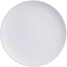 American Metalcraft MCP11WH Melamine Round Matte Coupe Plate, White, 11-1/2"