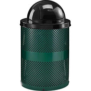 Global Industrial Green / 23.5 inches (Diameter) x 40 inches (Height) / Industrial Trash, Recycling & Compost
