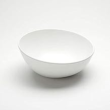American Metalcraft LFTBW9 Melamine Angled Bowl, White, 68-Ounces