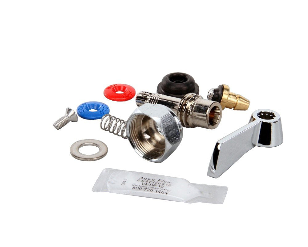 FI2000-0005 Fisher Commercial Left Handle Stem and Handle Service Kit – 1/2 Inch, Brass