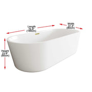 Odette Soaking Bathtub by Lighting Design – Biscuit