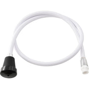 Portable Eyewash Replacement Drench Hose Attachment by Global Industrial – Polyvinyl Chloride (PVC), White, Model 708RP580