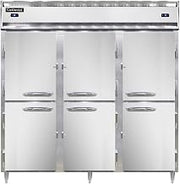 DL3RRF-HD Designer Line Three Section Reach-In Refrigerator/Freezer, Half-Height Doors