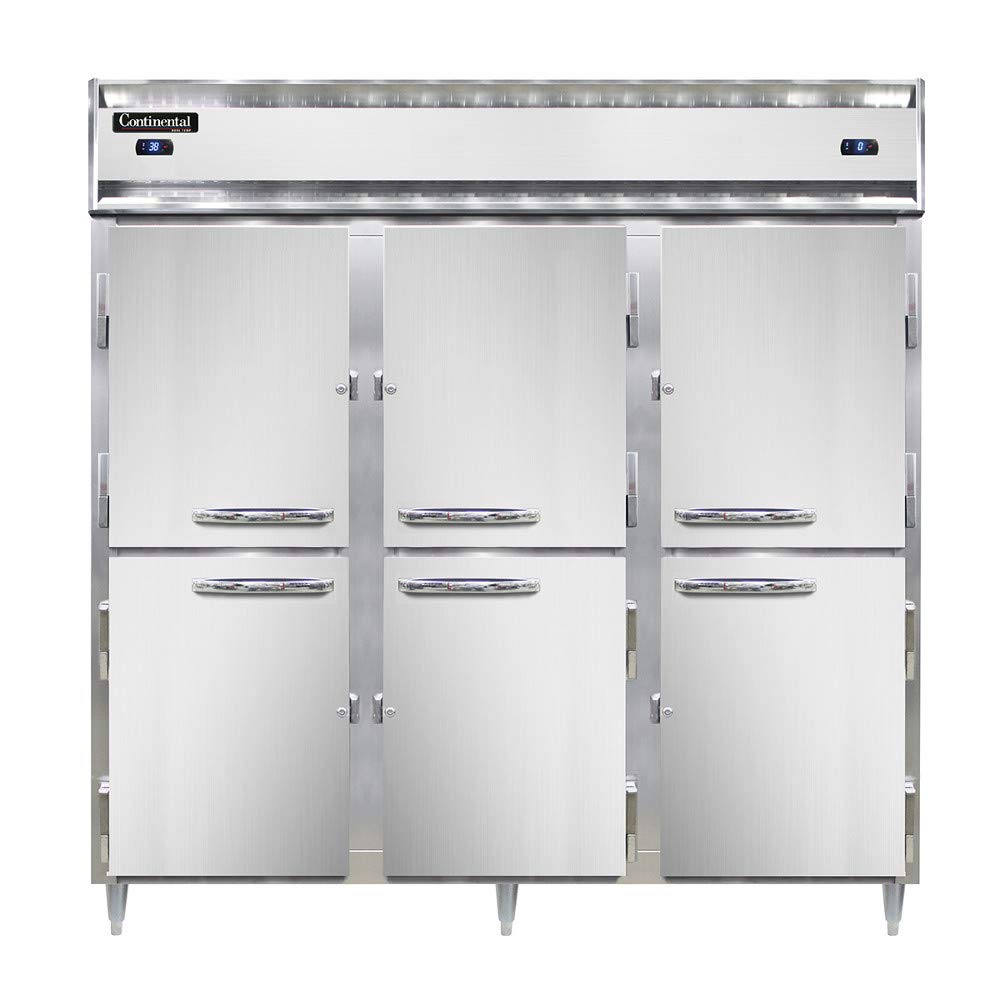 Designer Line Three Section Pass-Thru Refrigerator/Freezer by Continental Refrigerator – Model DL3RRF-SA-PT-HD