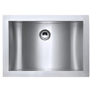16x13-in Brushed Stainless Undermount Bathroom Sink by Ruvati – 16 x 13 inch, Stainless Steel, Model RVH6106ST