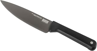 Kuhn Rikon ICED Chef Knife 6.3 Inch, Ice Hardened German Stainless Steel, Razor Sharp Titanium Coated Blade, Precision Everyday Kitchen Knife