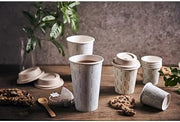 PacknWood 210GCLEAF46 2.44 Dia. x 2.5 in. 4 oz Leaf Design Paper Cup - 1000 Piece