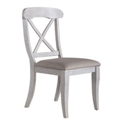 Liberty Furniture Ocean Isle 7 Piece Rectangular Table Dining Room Set Traditional - 6 X Back Side Chairs - Antique White & Weathered Pine by LIBERTY FURNITURE INDUSTRIES, INC. –