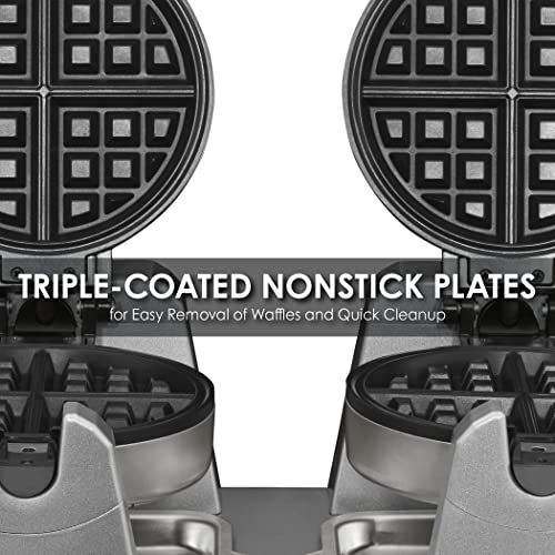 Waring Double Belgian Waffle Maker | 208V, 2700W / Double Belgian Waffle Maker | 50-60 | 208V / Silver Waffle Irons