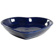 Large Heart Bowl Cobalt by Homer Laughlin – 40 ounces, Ceramic, Cobalt, Model 105-1491