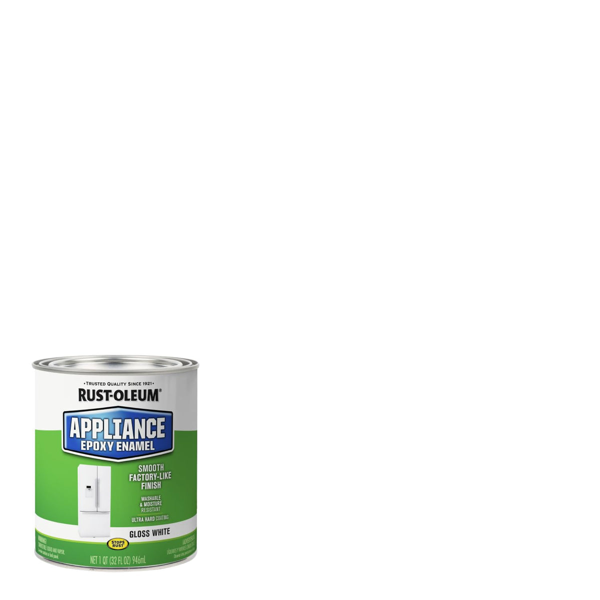 Rust-Oleum White / 32 Fl Oz (Pack of 1) / Paint Interior & Exterior House Paint