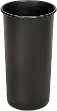Witt Industries 20LBK Outdoor Stadium Series Receptacle, Black/Plastic Finish