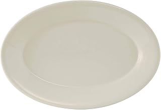 Tuxton Reno 11-5/8" x 8" Eggshell Oval Platter