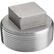 1/2" Plug by Kingdom – 0.98"L x 0.98"W x 0.98"H, Stainless Steel, Model K417-08