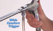 Pneumatic Syphon Oil and Solvent Spray Gun with Classic Pistol Grip by Guardair – 12", Aluminum,Brass, Metallic, Model 79SG012