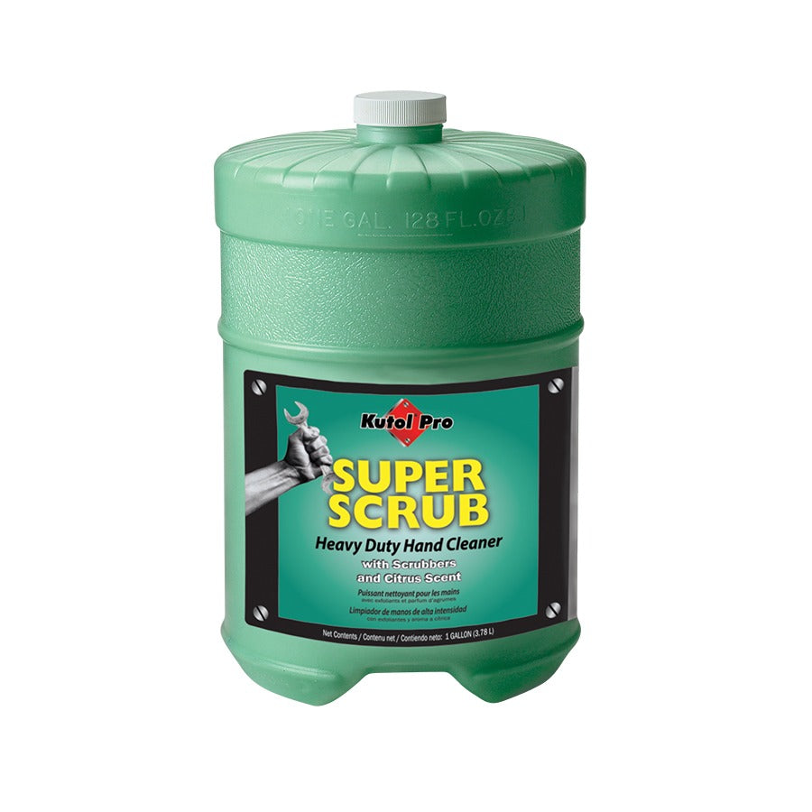 Kutol Hand Cleaner, 1 gal., 4/Case - Super Scrub Citrus Scented Scrubbers Container
