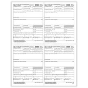 ComplyRight 540550 Paper Form, 8 1/2" x 11", White, 50/Pack
