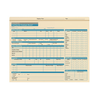ComplyRight Folder, 9 1/2" x 11 3/4", Manila, 25/Pack