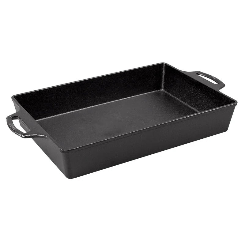 Lodge BW13C Cast Iron Roasting Pan, 4.1 qt., Black - Default Title
