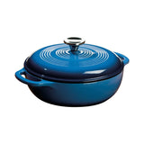 Lodge Cast Iron Dutch Oven, Blue