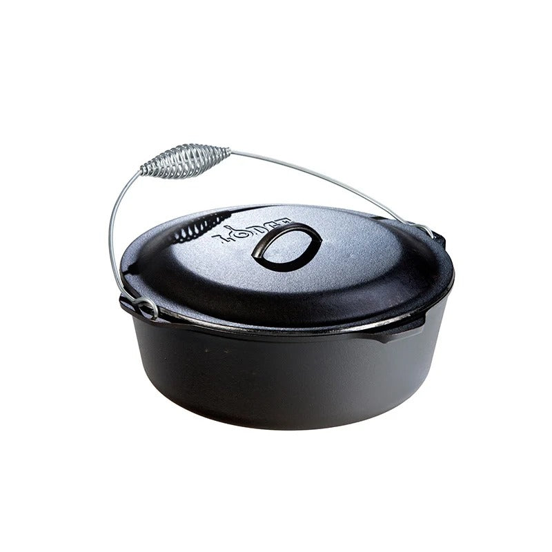 Lodge Cast Iron Dutch Oven, Black - photo 2
