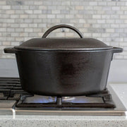 Lodge Cast Iron Dutch Oven, Black - photo 2