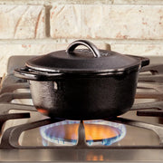Lodge Cast Iron Dutch Oven, Black - photo 3
