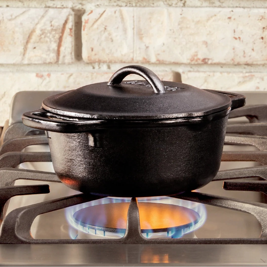 Lodge Cast Iron Dutch Oven, Black - photo 3