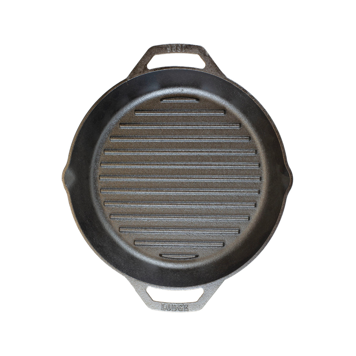 Lodge L10GPL Cast Iron Grill Pan, 3 qt., Black - photo 3
