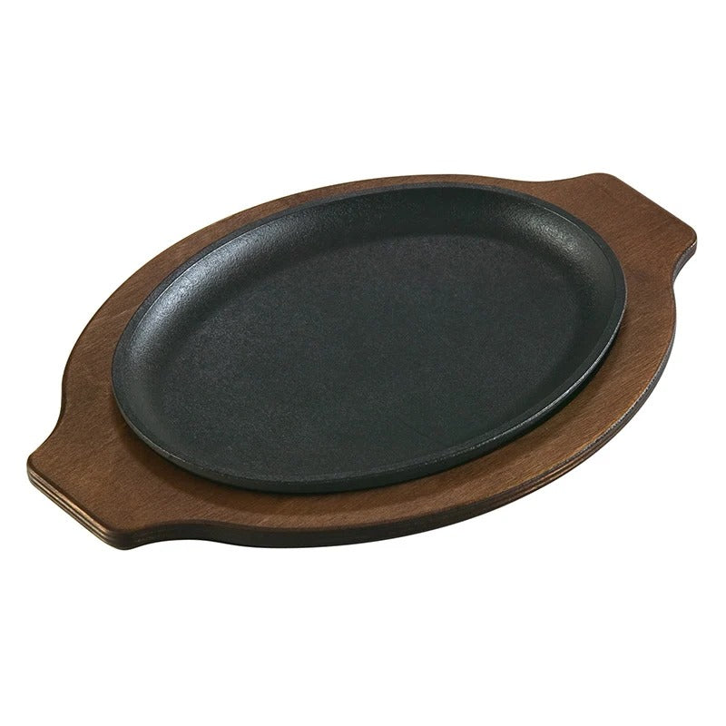 Lodge LJOSH3 Cast Iron Fajita Skillet, 10" x 13 7/8", Black - photo 3