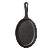 Lodge Cast Iron Fajita Skillet, 10" Long, Black - photo 2