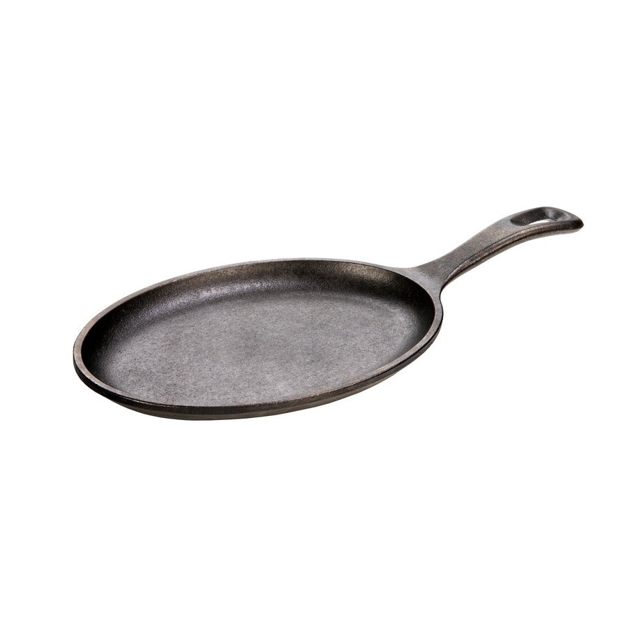Lodge Cast Iron Fajita Skillet, 10" Long, Black - photo 3