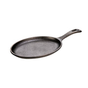 Lodge Cast Iron Fajita Skillet, 10" Long, Black - 7 1/2"
