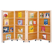 Jonti-Craft Baltic Birch Wood Bookcase, 48" High - 96"