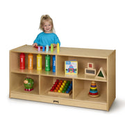 Jonti-Craft Baltic Birch Wood Storage Cabinet, 48" Wide, Beige - 18"